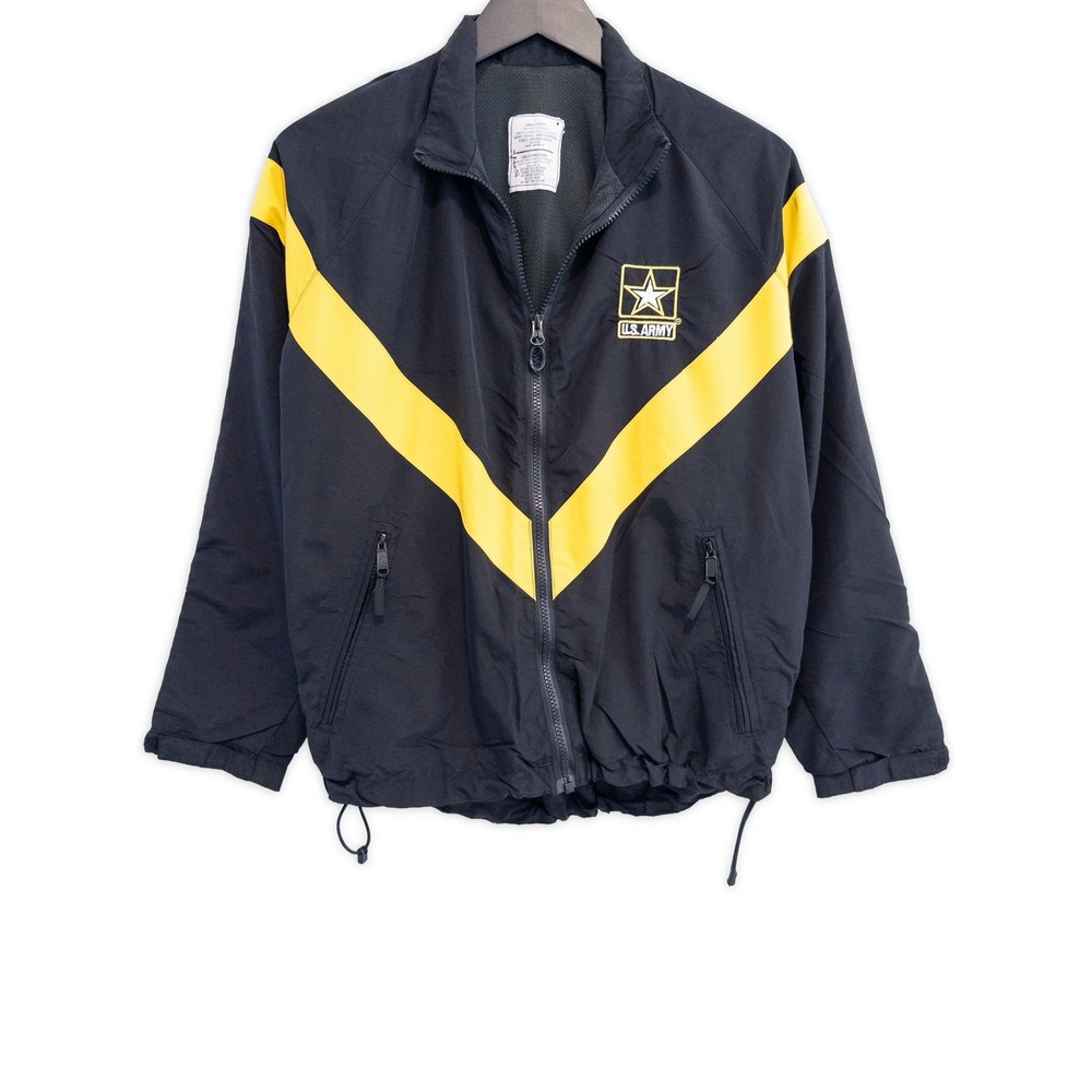 US Army APFU Physical Fitness Uniform Jacket Women S Black Military